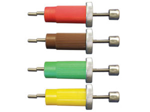 Fastener With Knurled Nut With Safety Cap